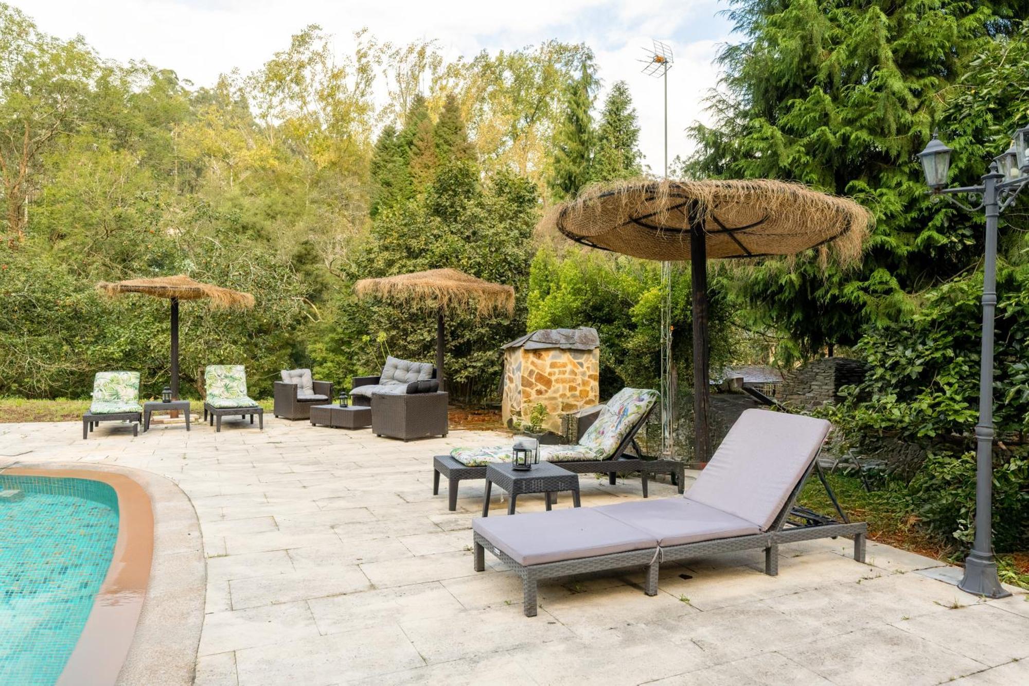 Villa En Asturias Con Cine, Piscina, Bbq, Juegos, 14 Pax Cobre Экстерьер фото